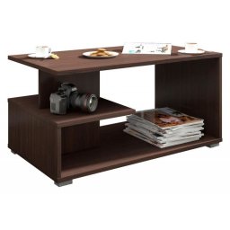 Masa de cafea, placa laminata, wenge, 90x51x45 cm