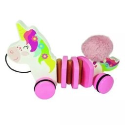 Trefl: Lea unicorn – Jucărie de lemn de tras