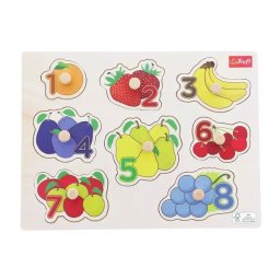 Trefl: Wood Craft Puzzle de Lemn - Fructe