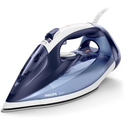 Fier de calcat GC4556/20 2500 W, debit abur 50 g/min., jet abur 220g, functie Quick CalcRelease, talpa SteamGlide plus, Albastru