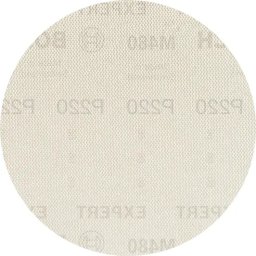 Plasă de șlefuit pentru lemn și vopsea, 125 mm, granulatie 220, 5 buc