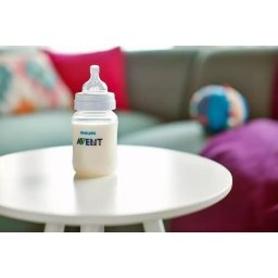 Biberon anti-colici Philips Avent SCY106/01, 330ml, Tetina cu debit 3, +3 luni, fara BPA, usor de curatat