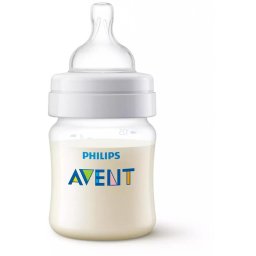 Biberon anti-colici Philips Avent SCY100/01, 125 ml, Tetina cu debit 1, +0 luni, fara BPA, usor de curatat