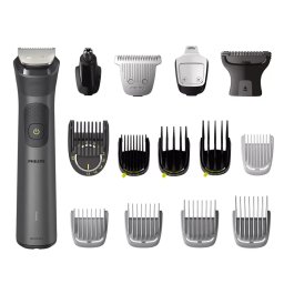 Aparat de tuns Aparat de tuns multifunctional 15 in 1 PHILIPS Multigroom Series 7000 MG7950/15, acumulator, autonomie 120 min, negru