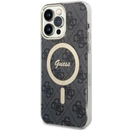 Husa Guess 4G MagSafe case for iPhone 14 Pro Max - black