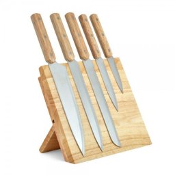 Set 5 cutite inx cu suport magnetic MEC136