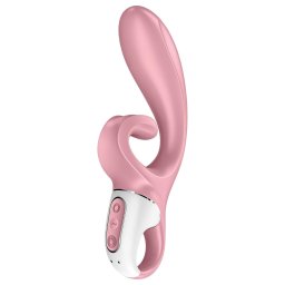 Satisfyer Hug Me - vibrator cu braț pentru clitoris - smart, roz
