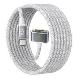 Cablu USB-C la MagSafe 3, 140W, 2m - Lisen (YL0123070001) - Silver