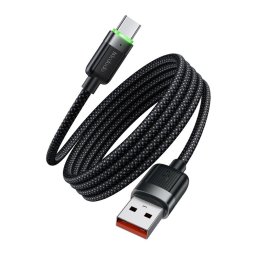 Cablu, USB-A la USB-C, 6A, 1.2m - Mcdodo Self-Winding Series (CA-5650) - Black