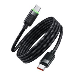 Cablu, USB-C la USB-C, 60W, Fast Charging, 1.2m - Mcdodo Self-Winding Series (CA-2000) - Black