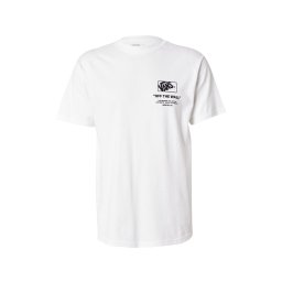 VANS Tricou 'Stacked Hi' negru / alb