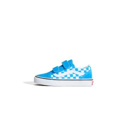 VANS Sneaker 'Old Skool Hook And Loop' albastru deschis / alb