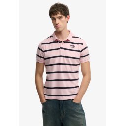 Superdry & Co Tricou albastru marin / roz