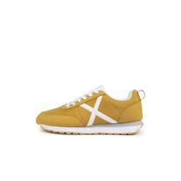 MUNICH Sneaker low 'Rush' galben muștar / alb