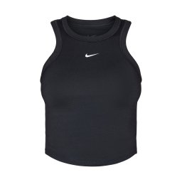 NIKE Sport top 'ONE' negru / alb