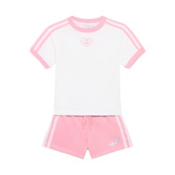 ADIDAS ORIGINALS Set albastru deschis / roz / alb