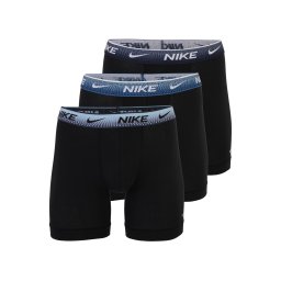 NIKE Underwear Boxeri albastru / negru / alb