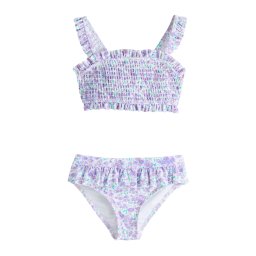 LAURA ASHLEY Costum de baie două piese azur / lila