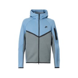 Nike Sportswear Hanorac 'Tech Fleece' albastru fumuriu / albastru deschis / negru