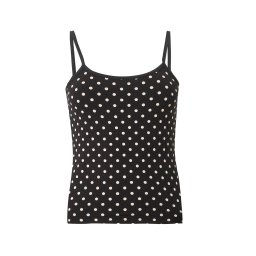 HOLLISTER Top negru / alb natural