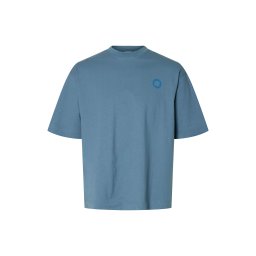SELECTED Tricou 'SLHWILL' safir