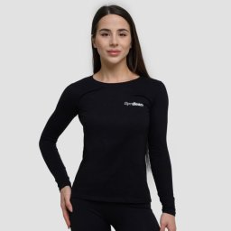 GymBeam Top cu mânecă lungă pentru femei Basic Black XXL