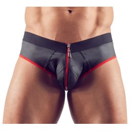Svenjoyment Shiny Matte Neoprene Look Jock 2120216 Black M