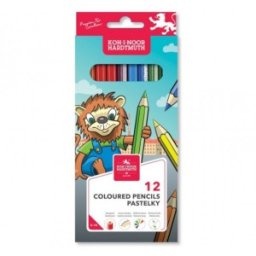 Set 2 x Creioane Colorate, Colectia Leu, 12 Culori