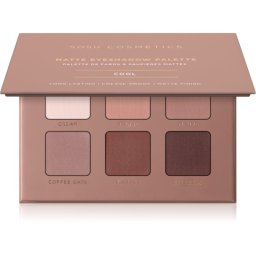 SOSU Cosmetics Matte Eyeshadow Palette paletă cu farduri de ochi culoare Cool 6x1.3 g