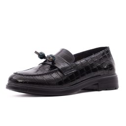 Pantofi dama din piele naturala lacuita, PASS Collection J9J980002A 01-O