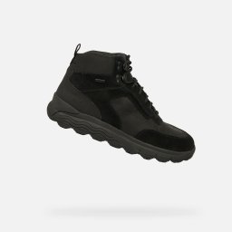 Men's Black Ankle Boots Geox Spherica 4X4 B ABX - Men