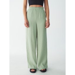 St MRLO Pantaloni 'LETTY' verde