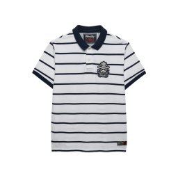 Superdry & Co Tricou bleumarin / alb