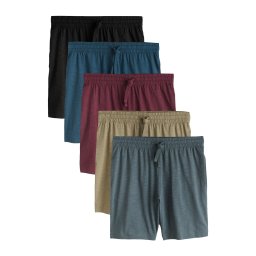 Next Pantaloni de pijama gri taupe / gri închis / verde petrol / roșu bordeaux / negru