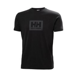 HELLY HANSEN Tricou 'BOX 2.0' gri metalic / negru