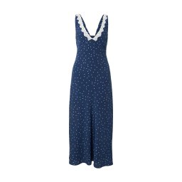 Abercrombie & Fitch Rochie bleumarin / opal / alb