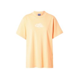 HUGO Tricou 'Vintage' portocaliu deschis / alb