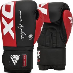 RDX Sports Mănuși de box F4 HOOK & LOOP Red - RDX 14 OZ