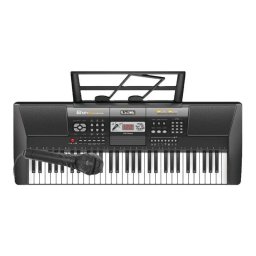 Orga Electronica cu Microfon , 61 de clape, ecran LCD, functii multiple, 81 x 30 cm