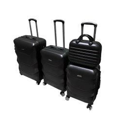 Set de valize cu roți TraveLux Max, negru