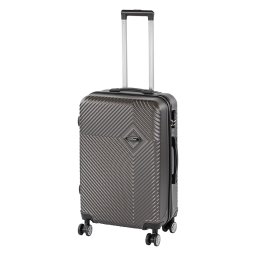 Valiză medie TravelLux Pro cu hardtop 42x65x24 cm gri închis