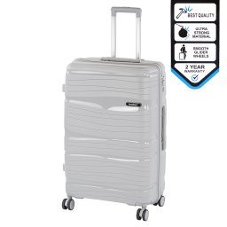 Valiză mare Travelux Voyager cu hardtop 50x78x30 cm gri