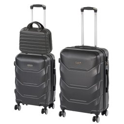 TraveLux Max VIII set valize cu role negru