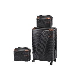 TraveLux Urban XIV set valize cu role negru