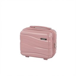 TraveLux Voyager valiză mică de mână cu capac dur 26x31x14 cm aur roz