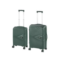Set de valize cu roți TraveLux Endure II, verde închis