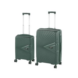 Set de valize cu roți TraveLux Endure III, verde închis