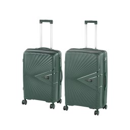Set de valize cu roți TraveLux Endure IV, verde închis