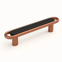Maner metalic mobilier Lungo Deluxe Negru Cupru mat