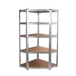 Raft de colț pentru sarcini grele 180x70x40-40 cm 175 kg crom